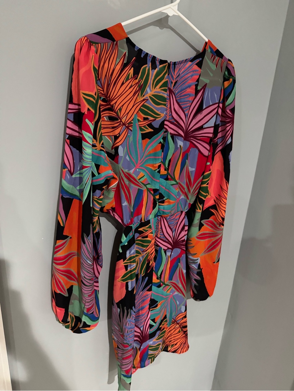 Show Me Your Mumu Go Out Cut Out Mini Dress Tropical Paradise XL - Picture 4 of 4